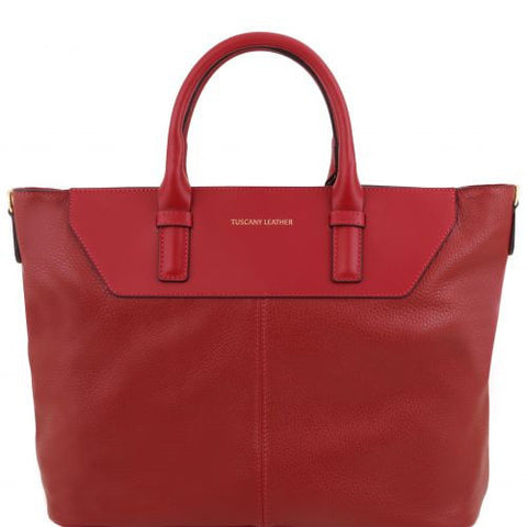 Irene - Soft leather TL SMART shopping bag