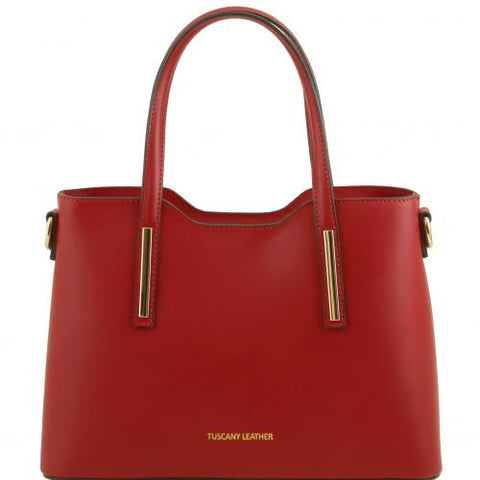 Olimpia - Ruga leather tote - Small size