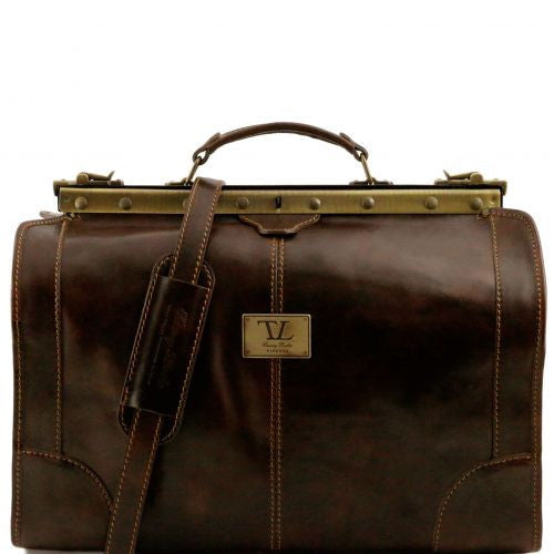 Madrid - Gladstone Leather Bag - Small size leather travel bags