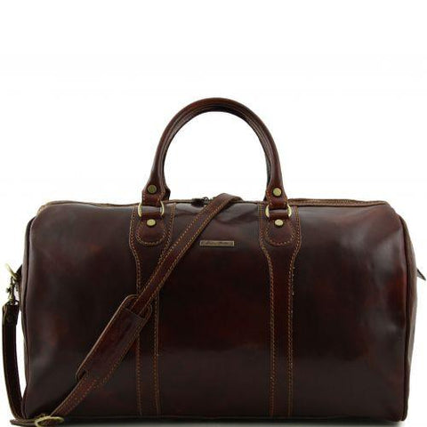 Oslo - Travel leather duffle bag - Weekender bag