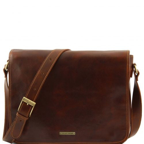 Messenger double - Freestyle leather bag Business