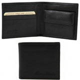Exclusive 2 fold leather wallet for men with coin pocket