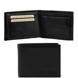 Exclusive leather 3 fold wallet for men with coin pocket