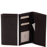 Exclusive vertical 2 fold leather wallet for men