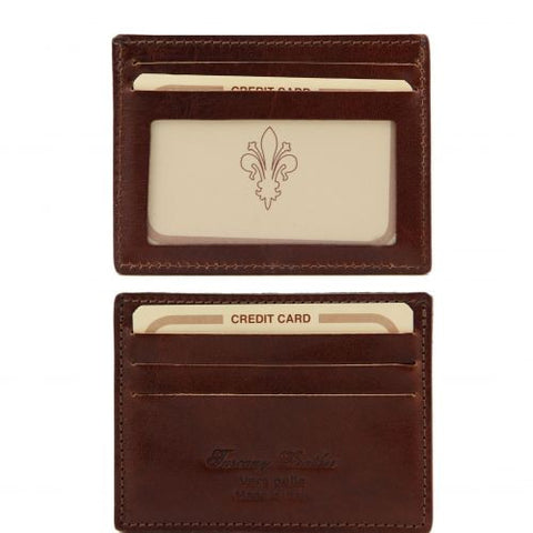 Exclusive leather credit/business card