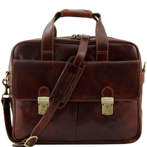 Reggio Emilia - Exclusive leather laptop case Business