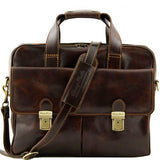 Reggio Emilia - Exclusive leather laptop case