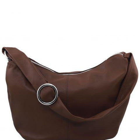 Yvette - Leather hobo bag