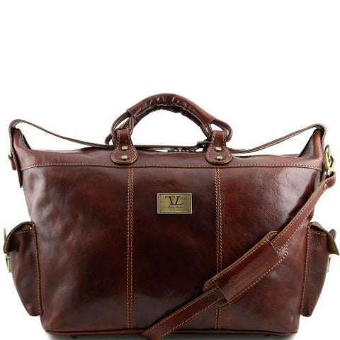Porto - Travel leather weekender bag