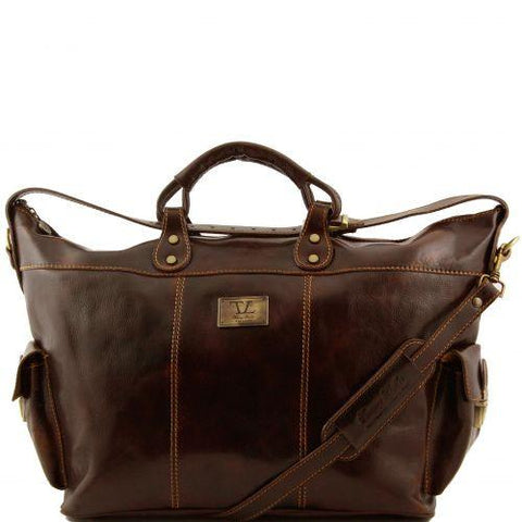 Porto - Travel leather weekender bag