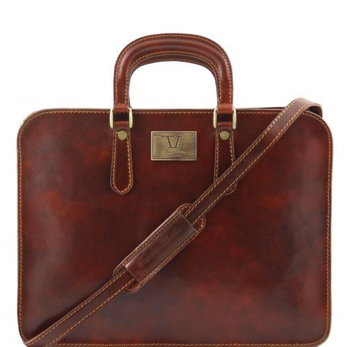 Alba - Women's Leather briefcase 1 compartment Business
