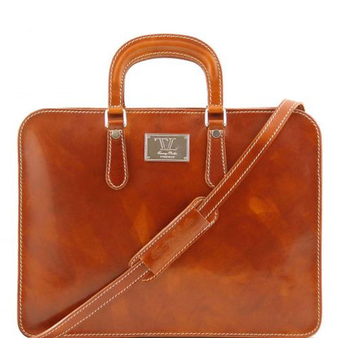 Alba - Women's Leather briefcase 1 compartment