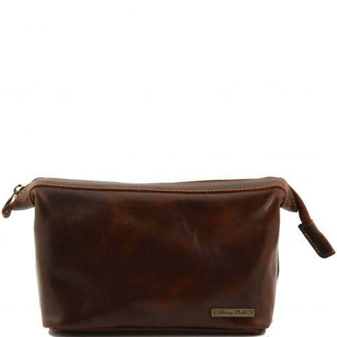 Ronny - Leather toilet bag