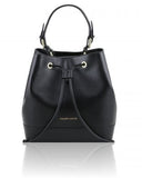 Minerva Saffiano leather secchiello bag